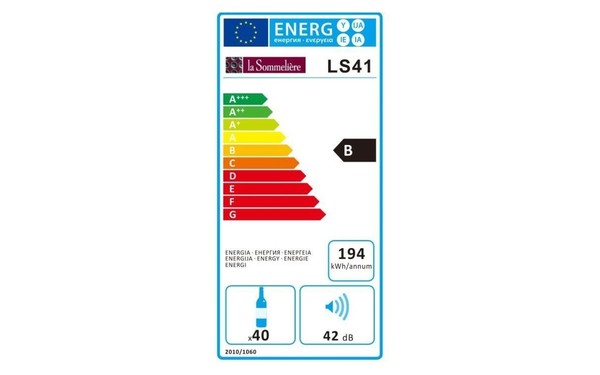 LA SOMMELIERE LS41 - &Eacute;tiquette &eacute;nergie