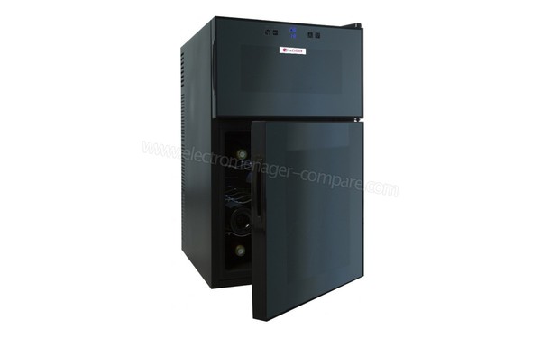 LECELLIER LCT24DPVMF - Vue 3/4 gauche avec porte ouverte 1