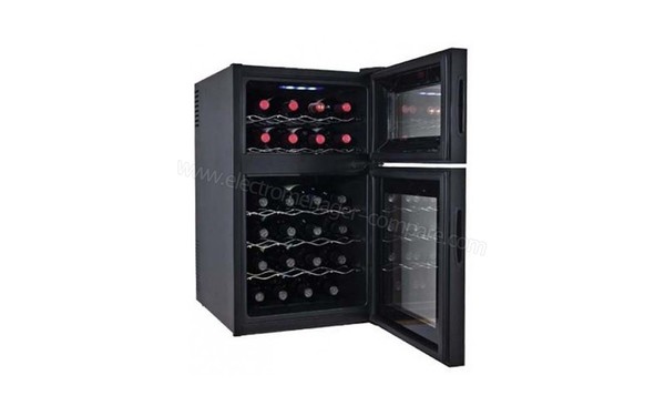 LECELLIER LCT24DPVMF - Vue 3/4 gauche avec porte ouverte 2