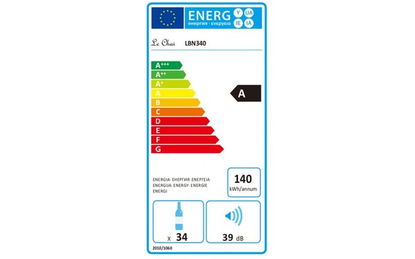 LE CHAI LBN340 - &Eacute;tiquette &eacute;nergie