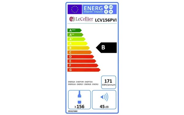 LECELLIER LCV156PVI - &Eacute;tiquette &eacute;nergie