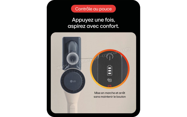 LG A9C-AIR1E - Contr&ocirc;le au pouce