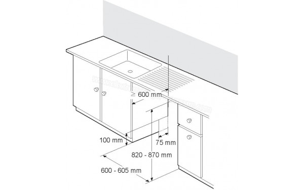 LG DB425TXS - Dimensions