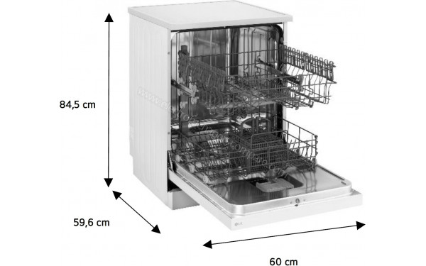 LG DF030FW - Dimensions