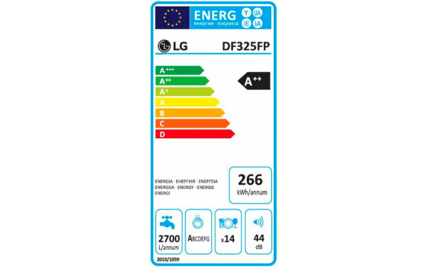 LG DF325FP - &Eacute;tiquette &eacute;nergie