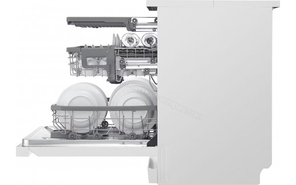 LG DF365FWS - Vue de profil