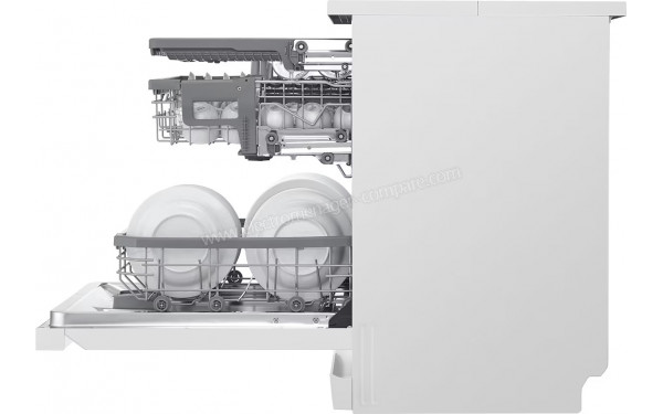 LG DF365FWS - Vue de profil