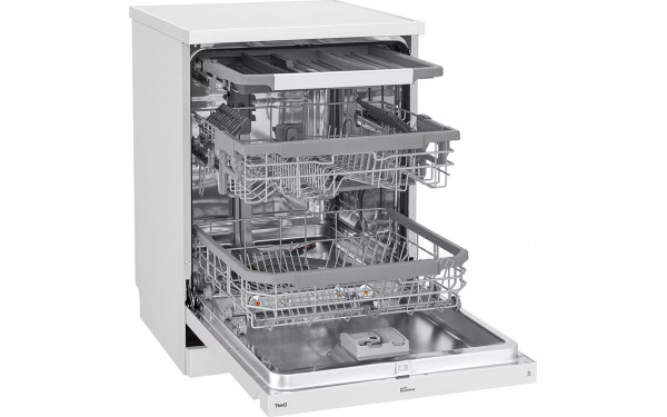 LG DF365FWS - Vue de l'int&eacute;rieur 3/4 gauche