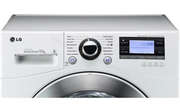 LG F14942WH - Panneau de commandes (cr&eacute;dit : Boulanger)