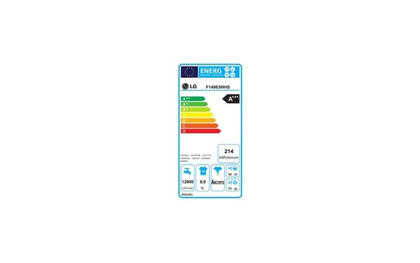 LG F14953WHS - &Eacute;tiquette &eacute;nergie
