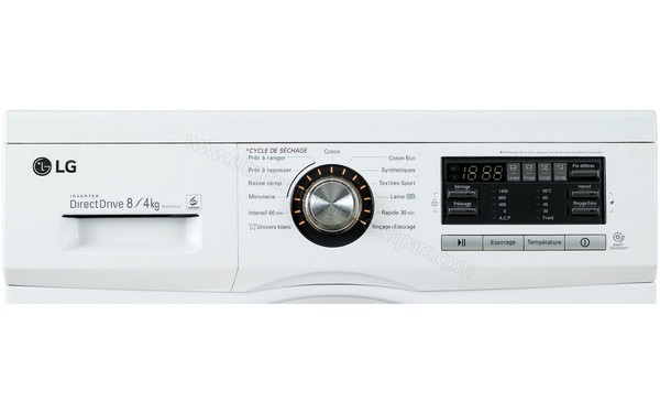 LG F1496AD1 - Panneau de commandes (cr&eacute;dit : Darty)