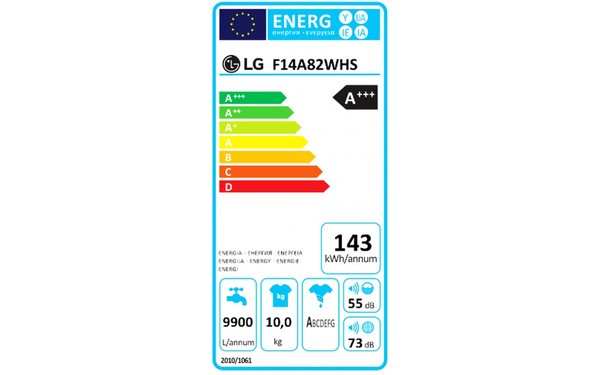 LG F14A82WHS - &Eacute;tiquette &eacute;nergie