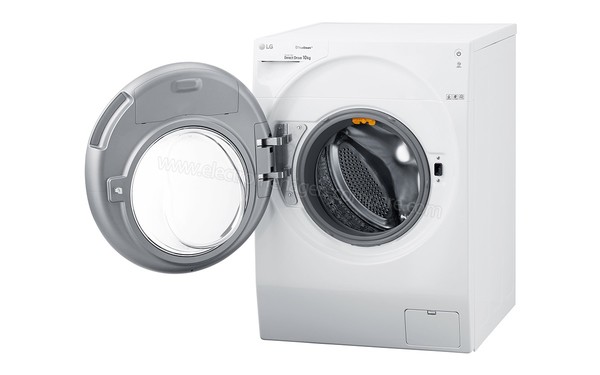 LG F14G1GWHS - Vue 3/4 droite hublot ouvert