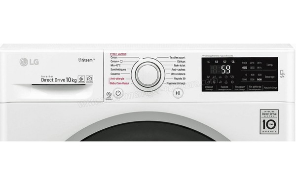 LG F14J62WHS - Panneau de commandes (cr&eacute;dit : Boulanger)