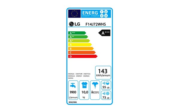 LG F14J72WHS - &Eacute;tiquette &eacute;nergie