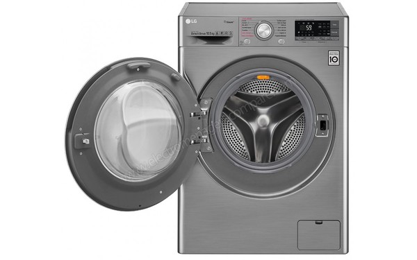 LG F14J82IXS - Vue de face avec hublot ouvert