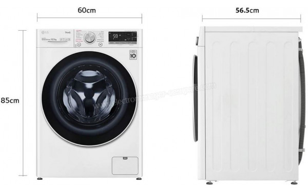 LG F14V40WHSA - Dimensions