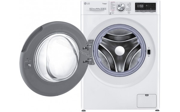 LG F14V71WHS - Vue de face hublot ouvert (cr&eacute;dit : Boulanger)