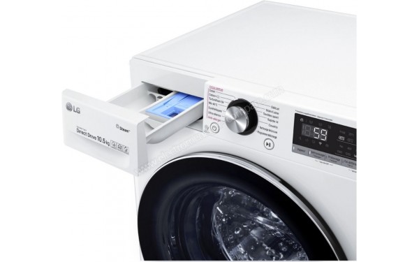 LG F14V71WHS - Vue des bacs &agrave; produit (cr&eacute;dit : Boulanger)