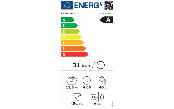 LG F14X71WHST - &Eacute;tiquette &eacute;nergie v2