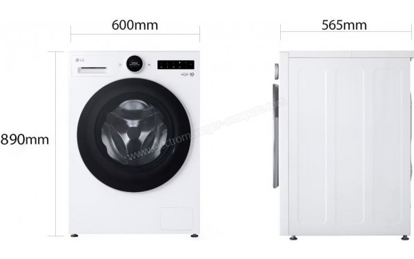 LG F14X76WHST - Dimensions