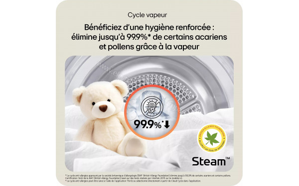 LG F164HP2BST - Cycle vapeur