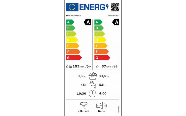 LG F164HP2BST - &Eacute;tiquette &eacute;nergie v2