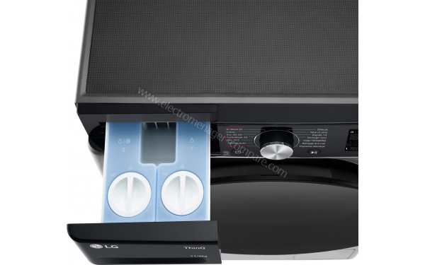 LG F164R78BSTA - Zoom sur le tiroir lessiviel