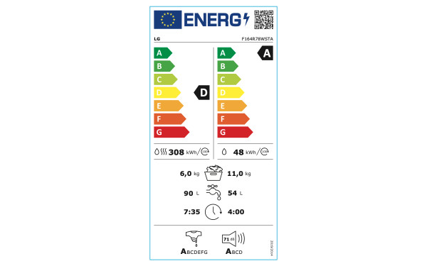 LG F164R78WSTA - &Eacute;tiquette &eacute;nergie v2