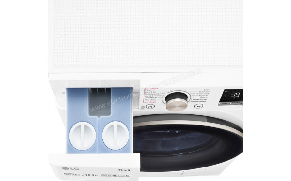 LG F16V76WSTAE - Zoom sur le tiroir lessiviel