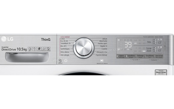 LG F16V92WSTA - Panneau de commandes