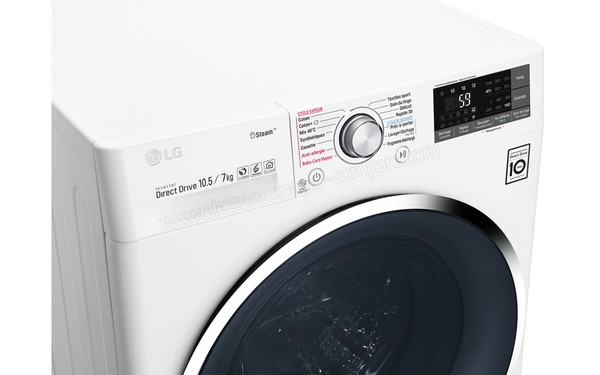 LG F174J82WRH - Vue des commandes