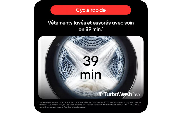 LG F20F12WST - Cycle rapide