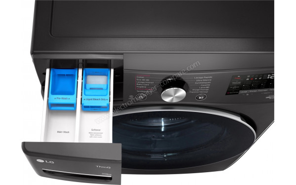 LG F20P12BST - Zoom sur le tiroir lessiviel