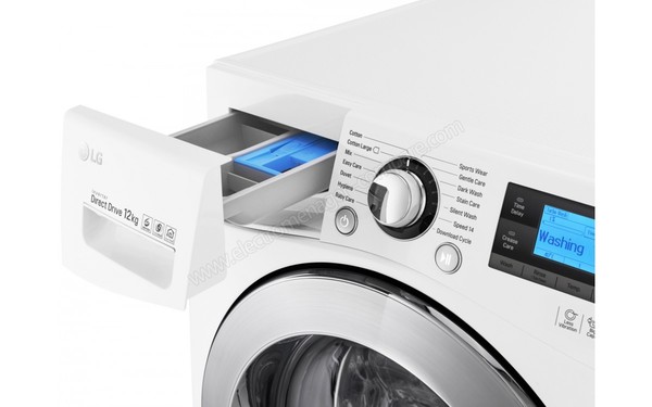 LG F24872WH - Bandeau et bac &agrave; produits (cr&eacute;dit : Boulanger)