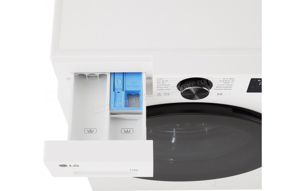 LG F34X56WHST - Zoom sur le tiroir lessiviel