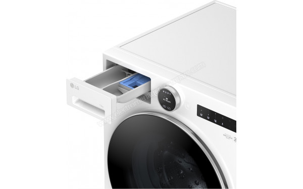 LG F34X71WHST - Zoom sur le tiroir lessiviel