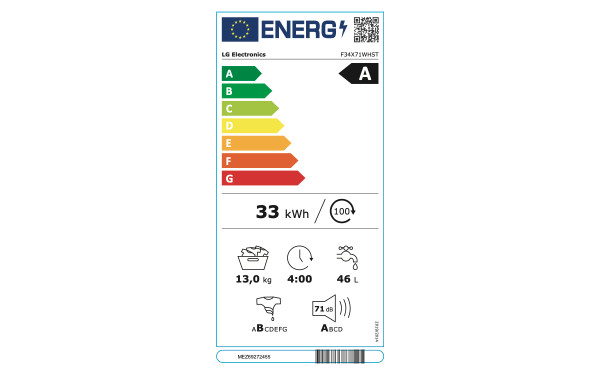 LG F34X71WHST - &Eacute;tiquette &eacute;nergie v2