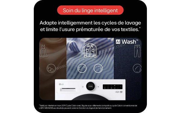 LG F34X76BSTA - Soin du linge intelligent