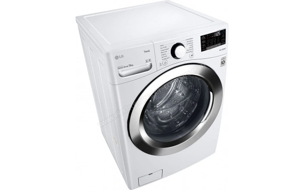 LG F51P12WH - Vue du dessus 3/4 gauche