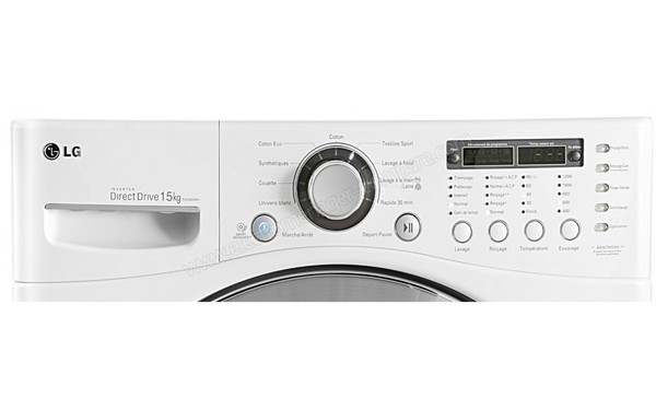 LG F52590WH - Panneau de commandes