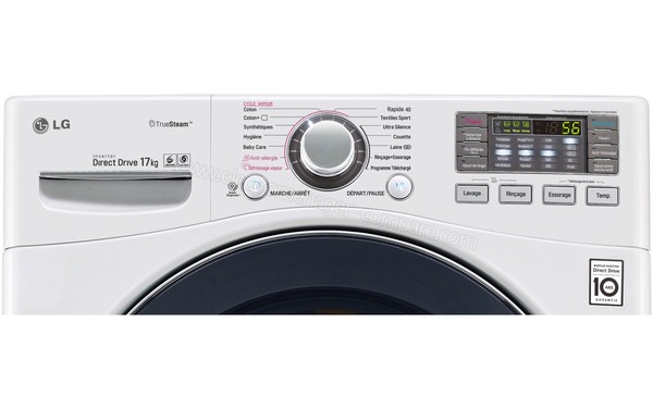 LG F71K22WHS - Panneau de commandes (cr&eacute;dit : Boulanger)