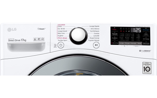 LG F71P12WHS - Panneau de commandes