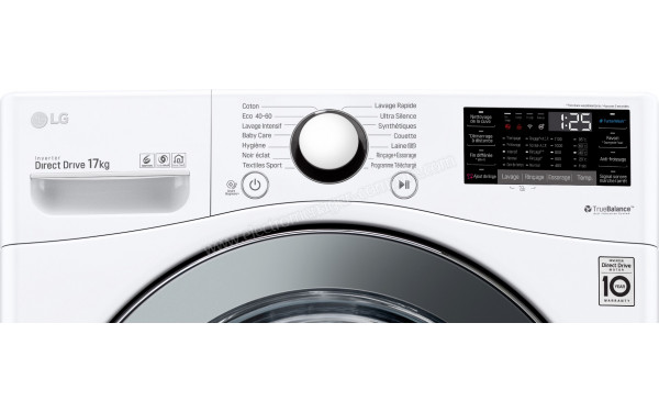 LG F71P12WH - Panneau de commandes