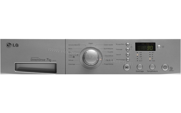 LG F72695SL - Panneau de commandes