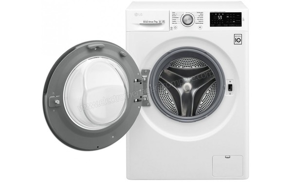 LG F72J54WH - Vue de face hublot ouvert