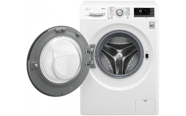 LG F742J71WRS - Vue de face hublot ouvert