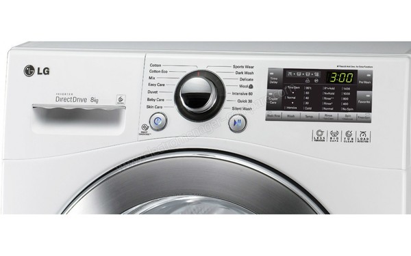 LG F74932WH - Panneau de commandes