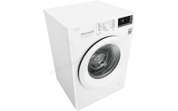 LG F74J53WH - Vue 3/4 gauche