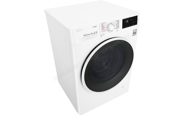 LG F74J60SWH - Vue 3/4 gauche (cr&eacute;dit : Boulanger)